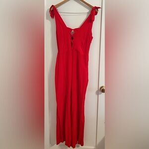 INTERMIX Vibrant Red Textured Garment